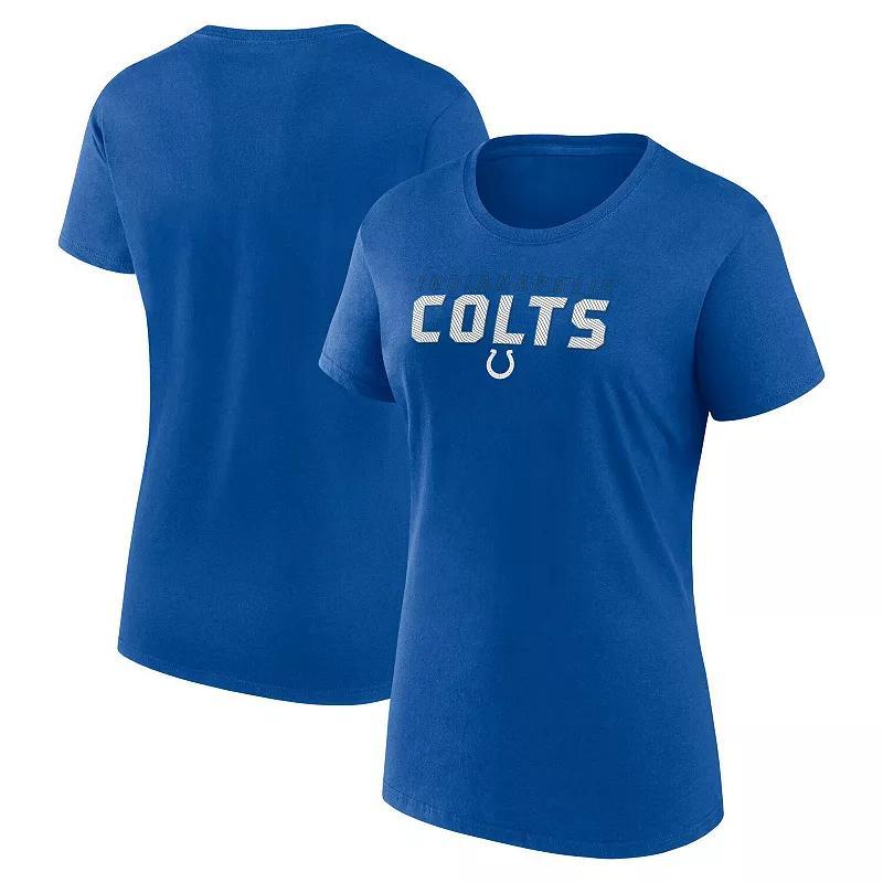 Womens Logo Athletic Royal Buffalo Bills Lean Cotton T-Shirt Product Image