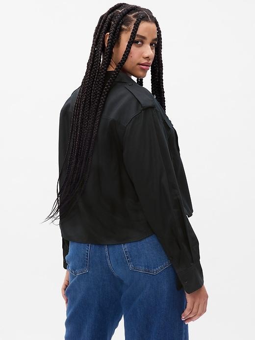 Cropped Utility Shirt Product Image