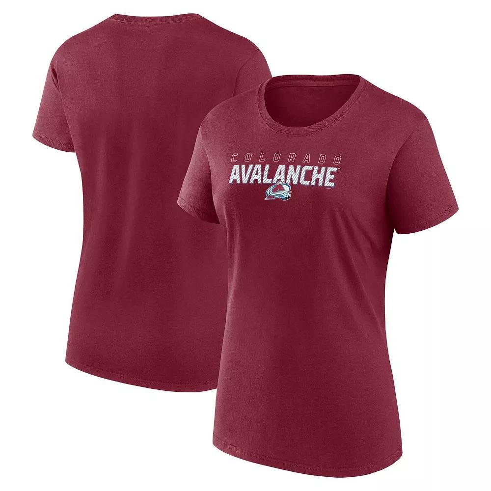Women's Red Washington Capitals Launch Scoop Neck T-Shirt, Size: XL Product Image