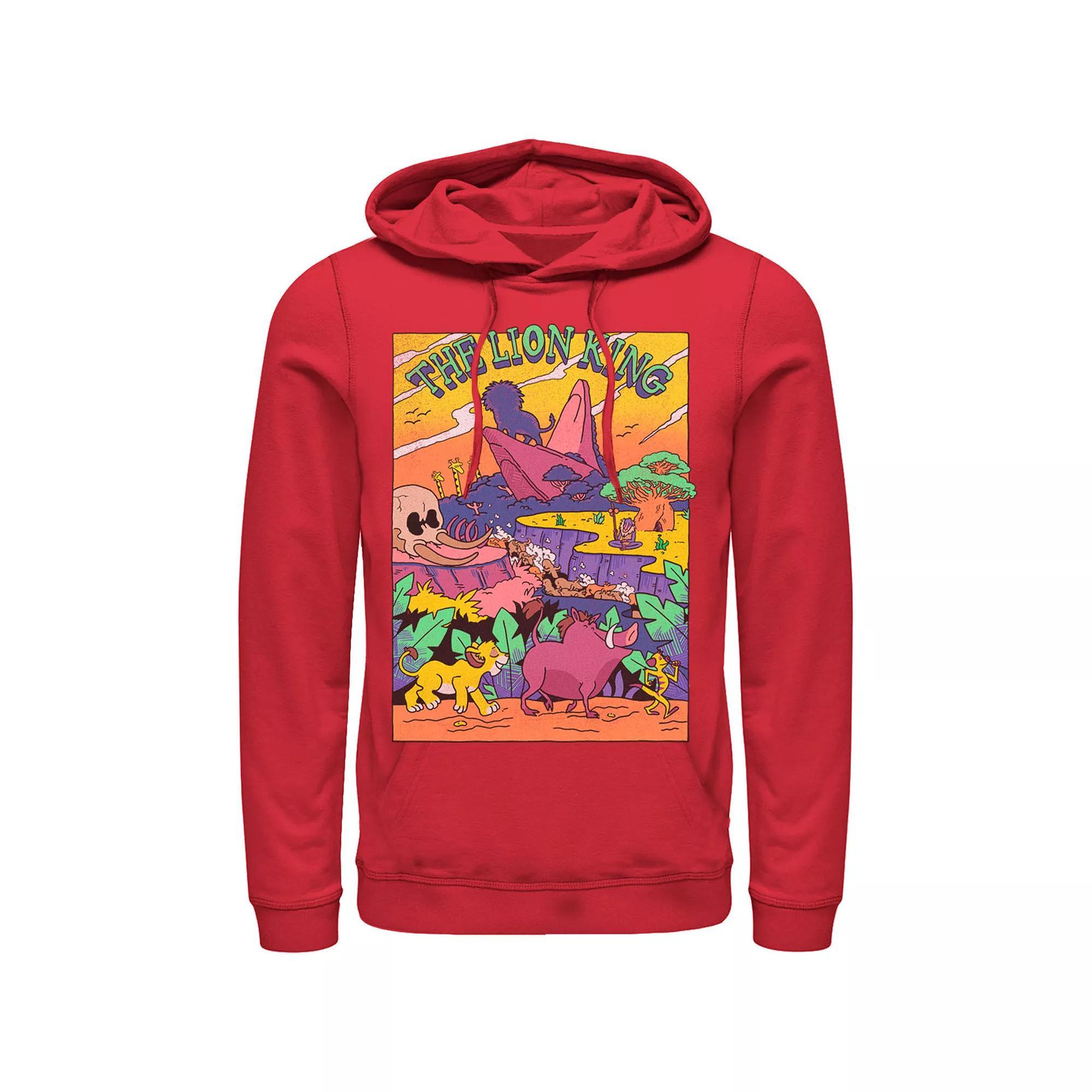 Disney's Lion King Men's Legend of Lion King Colorful Hoodie, Size: Small, Blue Product Image