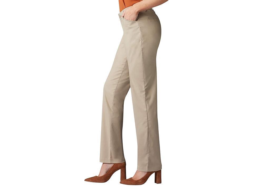 Womens Lee Wrinkle-Free Relaxed Fit Straight-Leg Pants Product Image