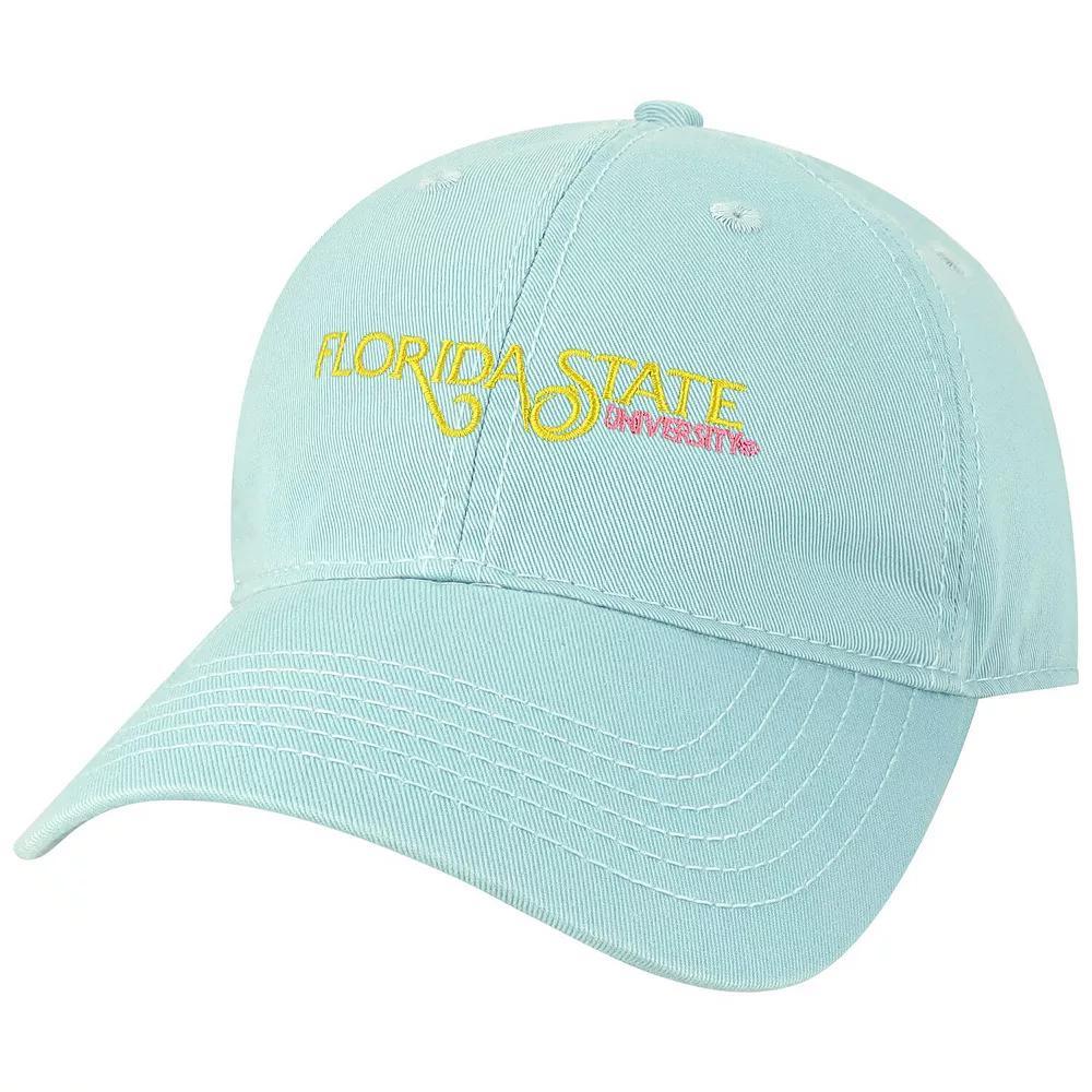 Men's League Collegiate Wear Teal Florida State Seminoles Beach Club Waves Relaxed Twill Adjustable Hat, Blue Product Image