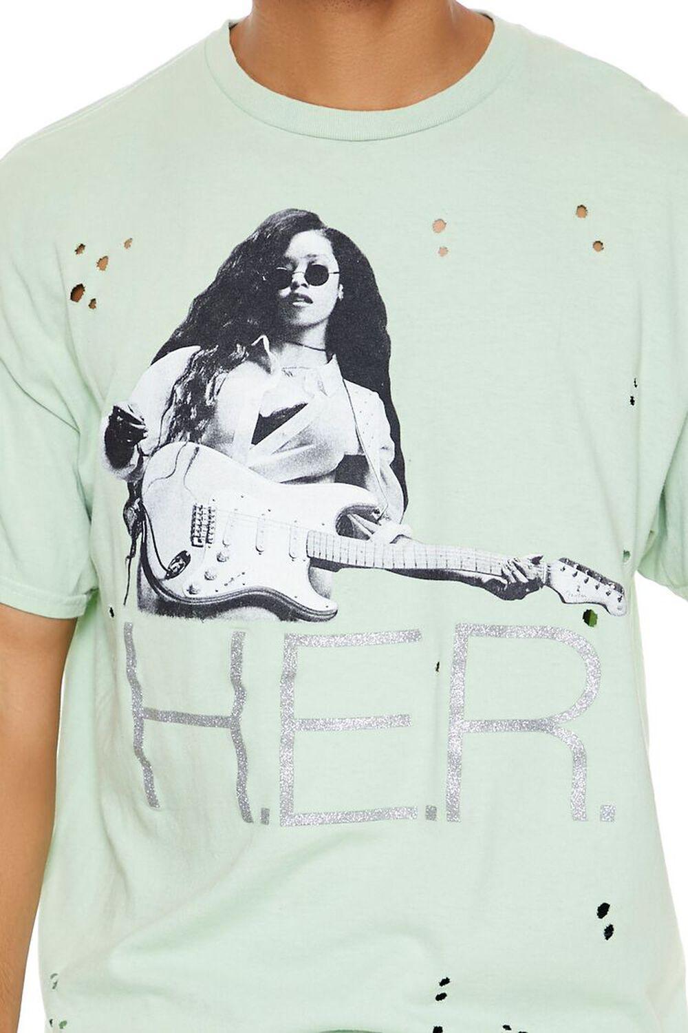 Distressed HER Graphic Tee | Forever 21 Product Image