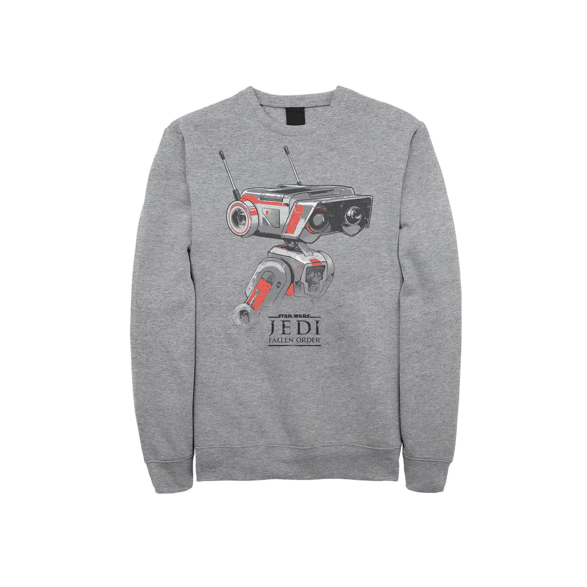 Men's Star Wars Jedi Fallen Order BD-1 Sweatshirt, Size: XXL, Athletic Grey Product Image