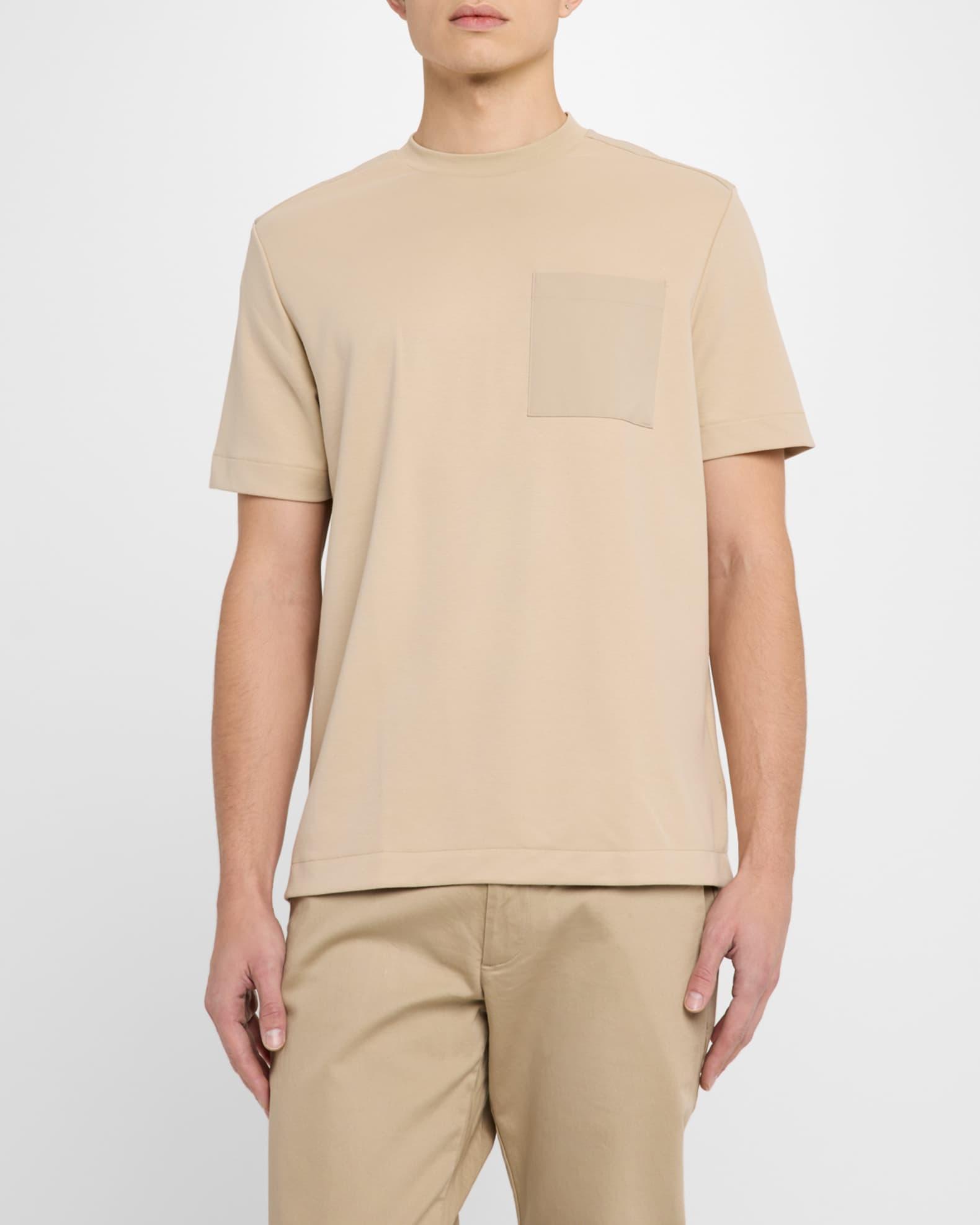 Men's Taut Oversized-Pocket  Crewneck T-Shirt Product Image
