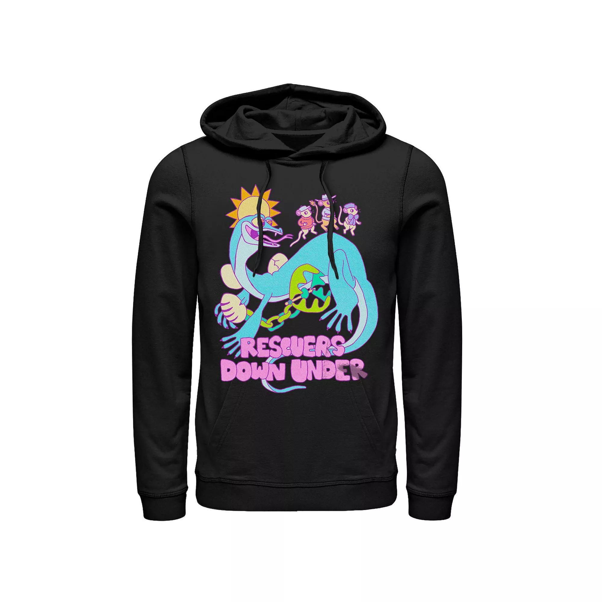 Disney's The Rescuers Down Under Joanna The Goanna Men's Stealing Hoodie, Size: XL, Black Product Image