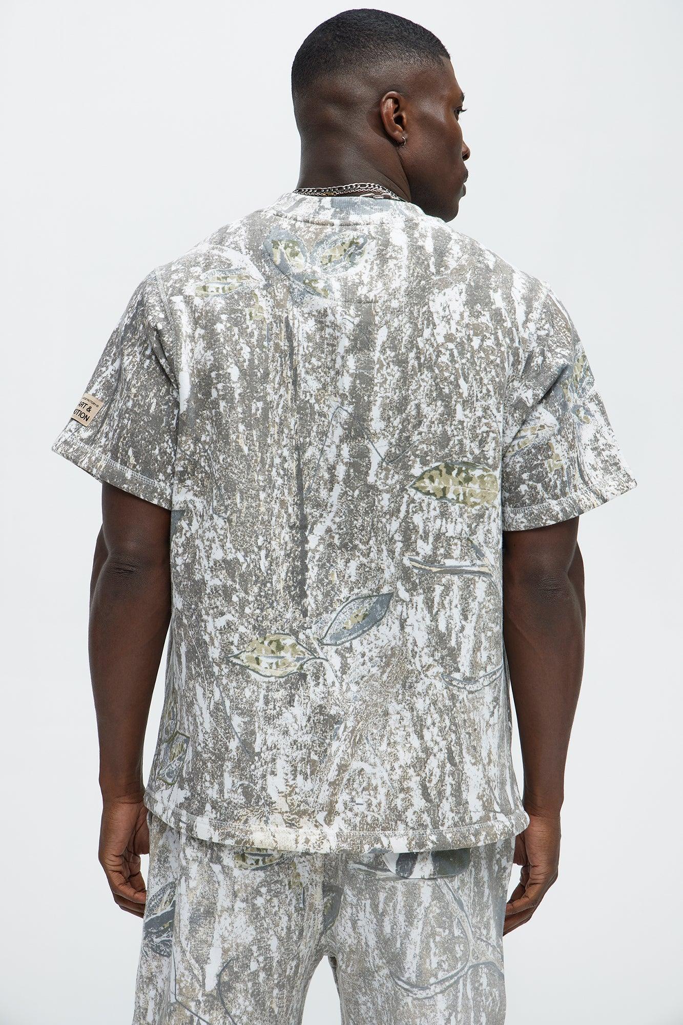 Wilderness Camo Short Sleeve Fleece Top - Camouflage Product Image