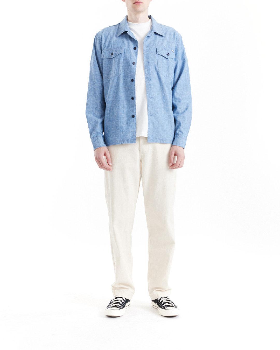 Forecourt Denim Shirt - Indigo Chambray Product Image