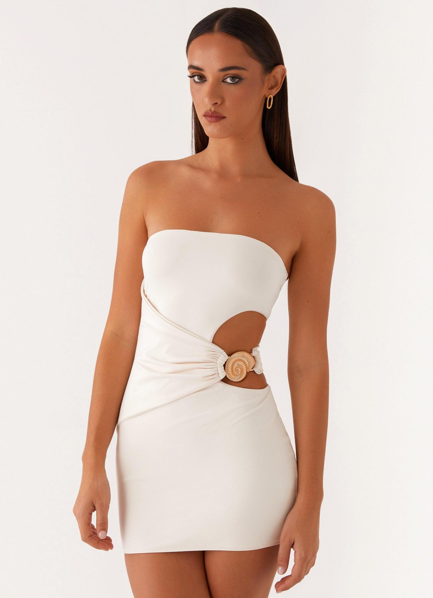 So Iconic Mini Dress - Ivory Product Image