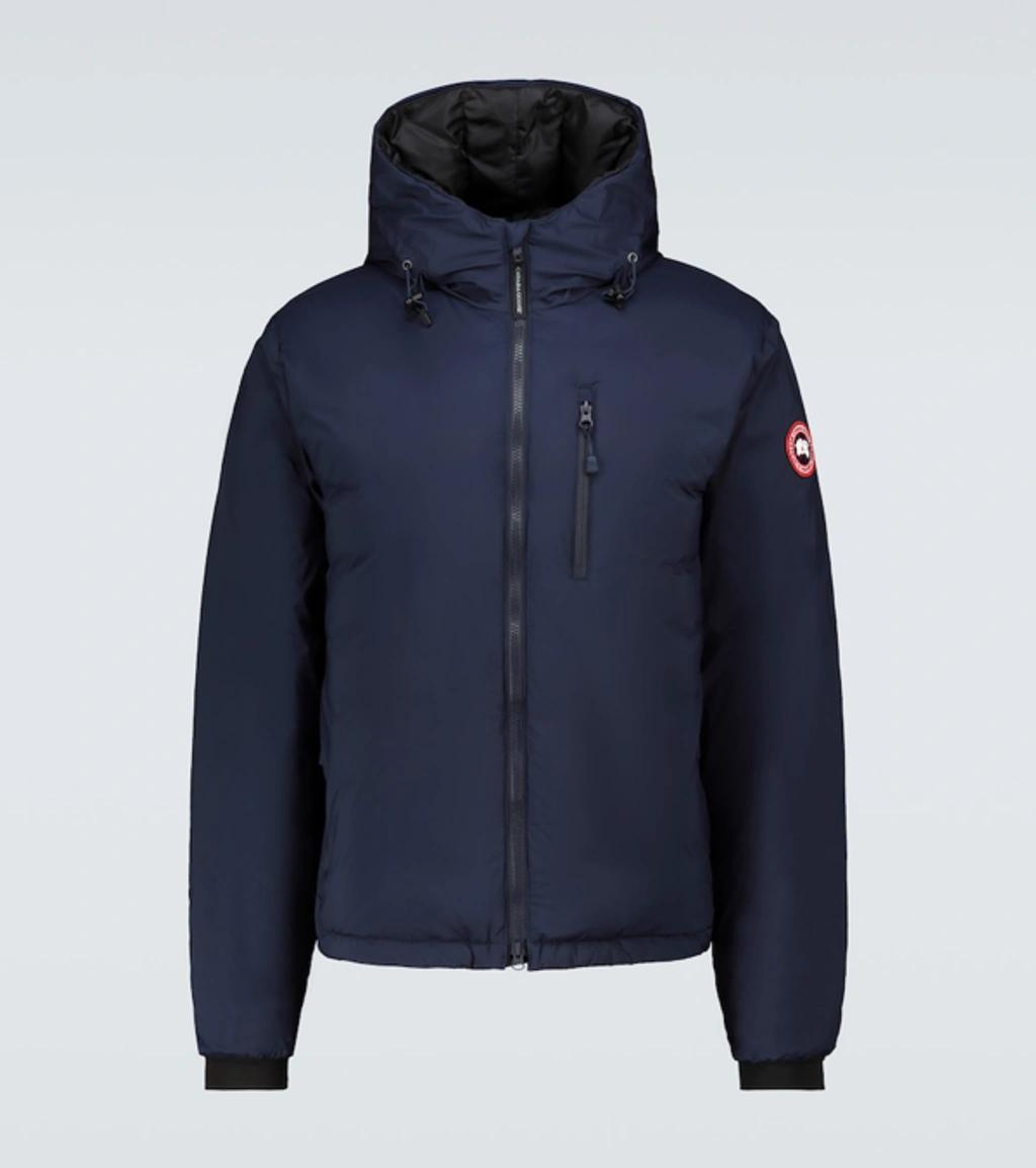 CANADA GOOSE Lodge Hooded Padded Jacket In Navy Product Image