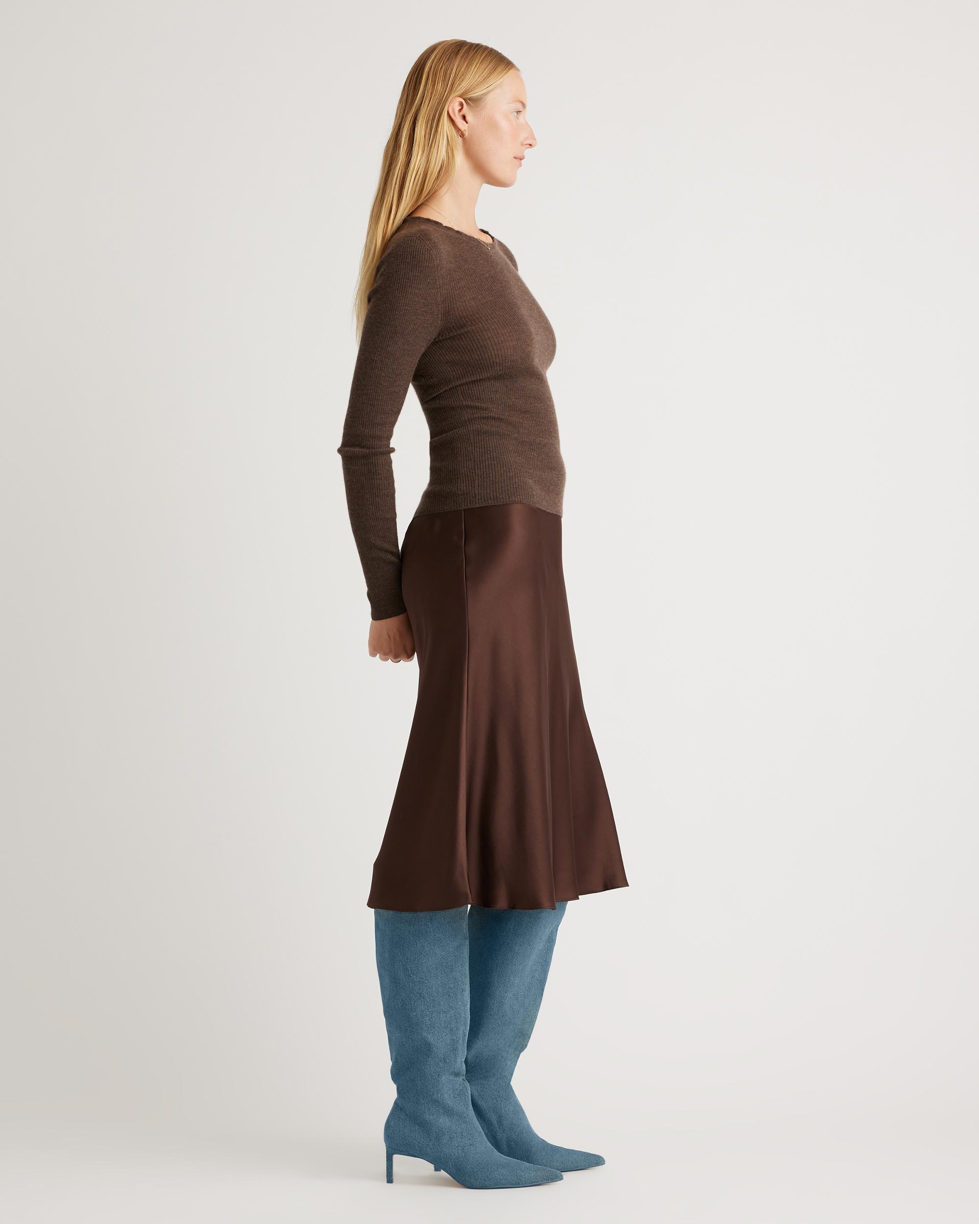 Quince | Women's Skirt Size XL, Silk Product Image