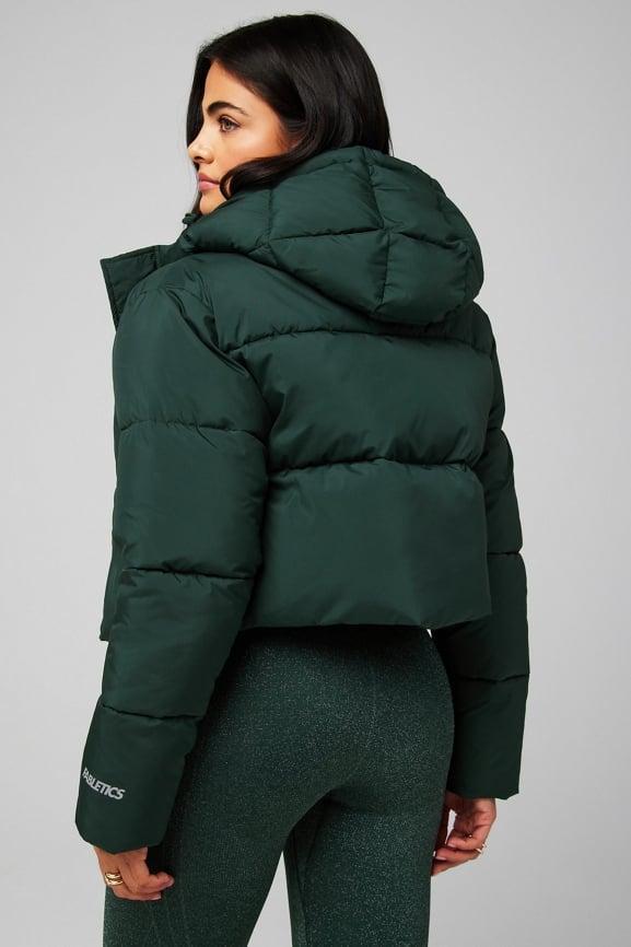 Essential Cropped Hooded Puffer Product Image