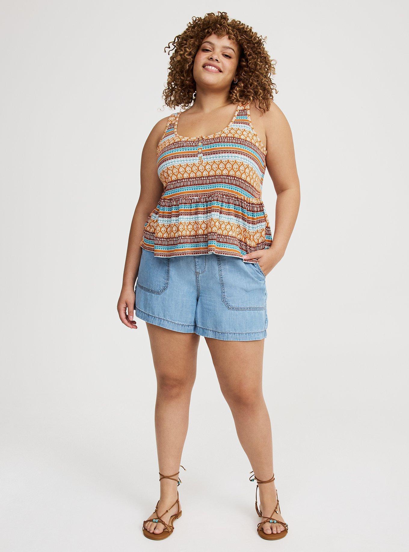 Babydoll Henley Top Product Image