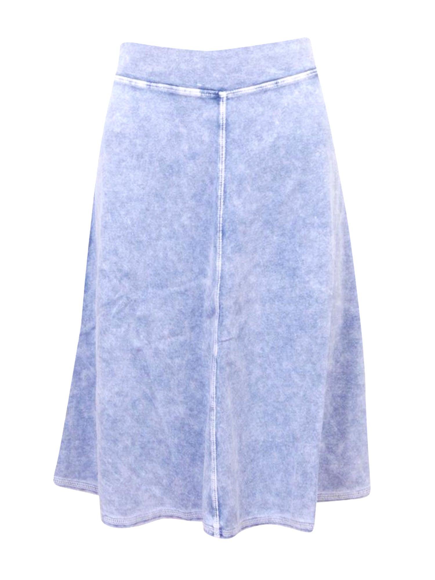 Hard Tail Flat Waist Knee Skirt B-145 Product Image