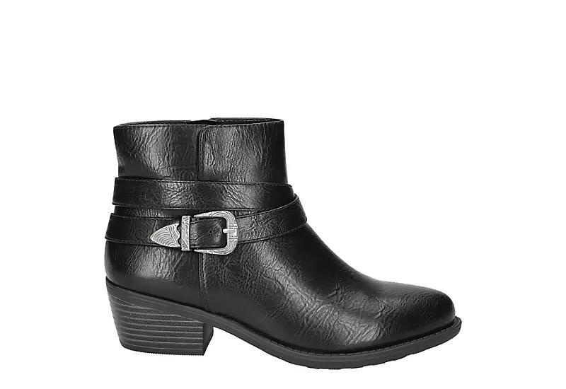 Easy Street Skyler Women's Western Ankle Boots, Size: 6, Black Product Image
