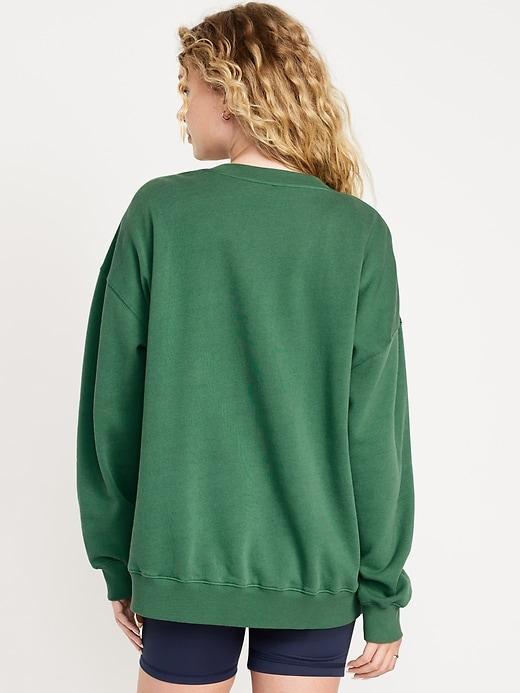 SoComfy Oversized Graphic Sweatshirt Product Image