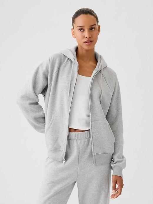 VintageSoft Zip Hoodie Product Image