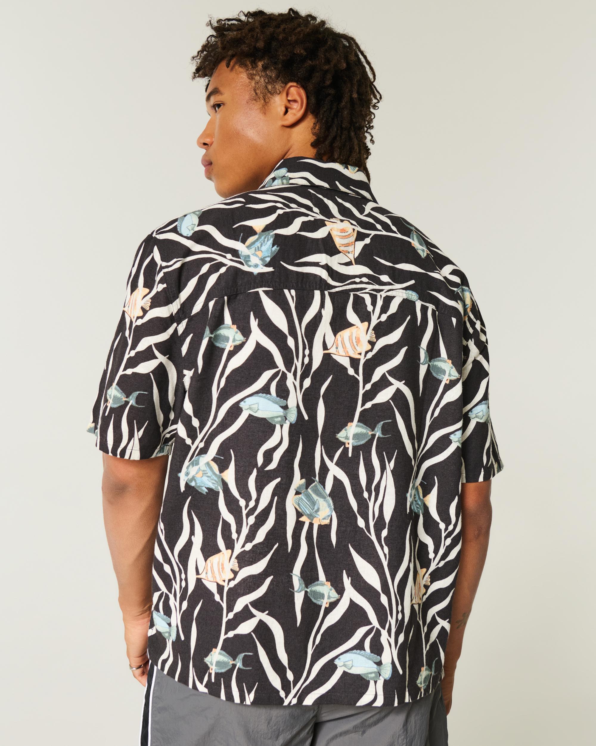 Boxy Short-Sleeve Shirt Product Image