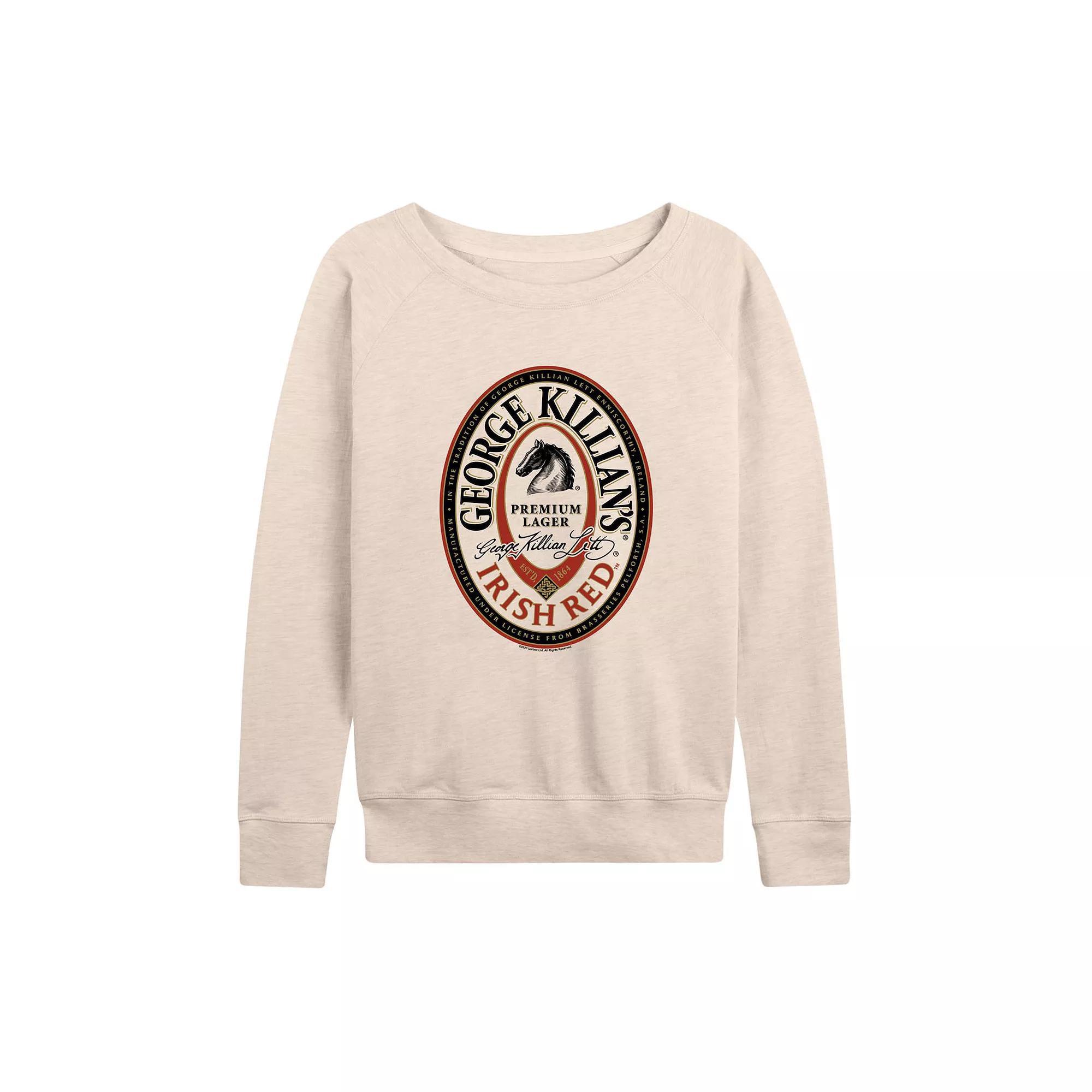 Womens Killians Premium Lager Logo French Terry Long Sleeve Tee Product Image