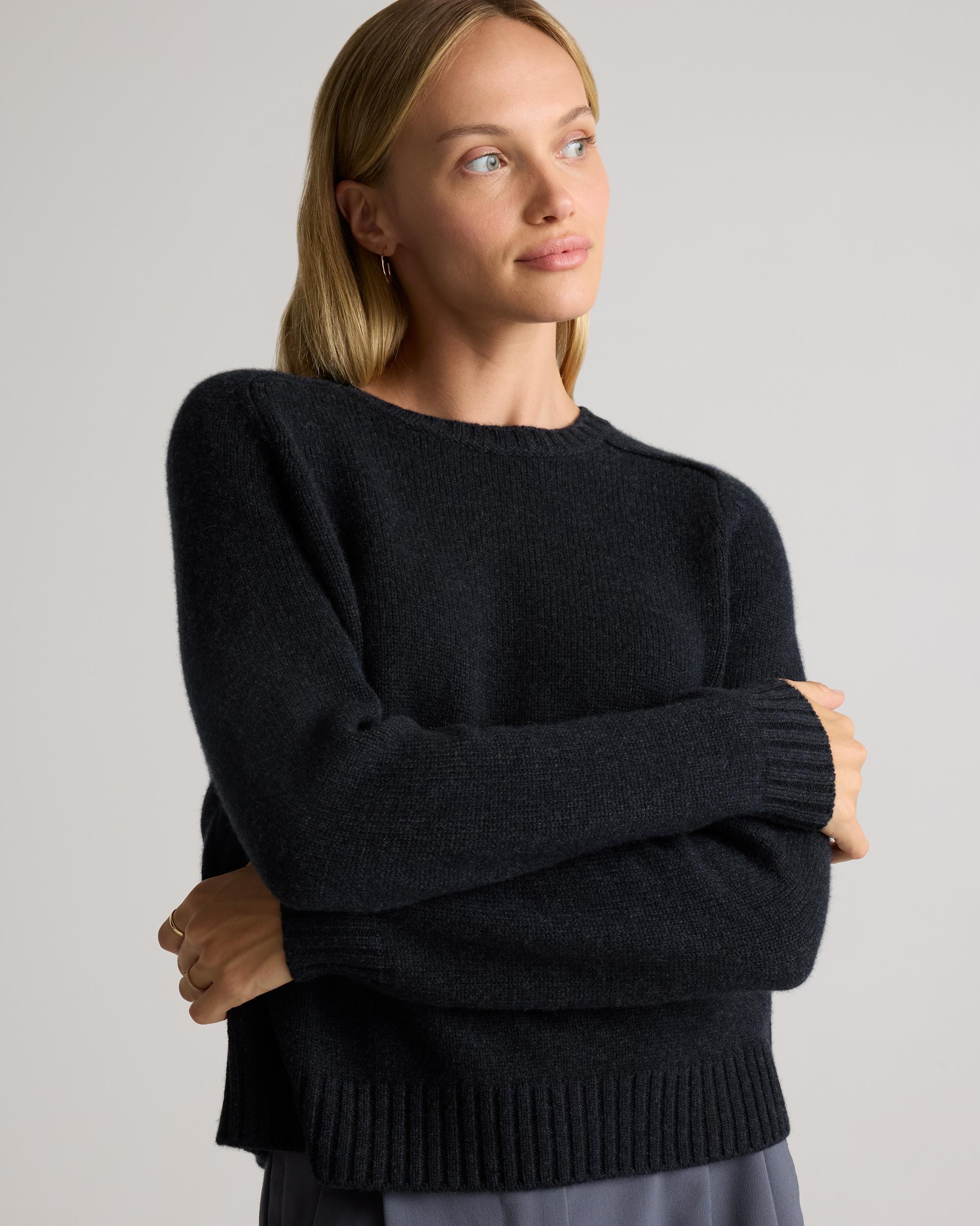 Quince | Women's Luxe Baby Cashmere Crewneck Sweater Product Image
