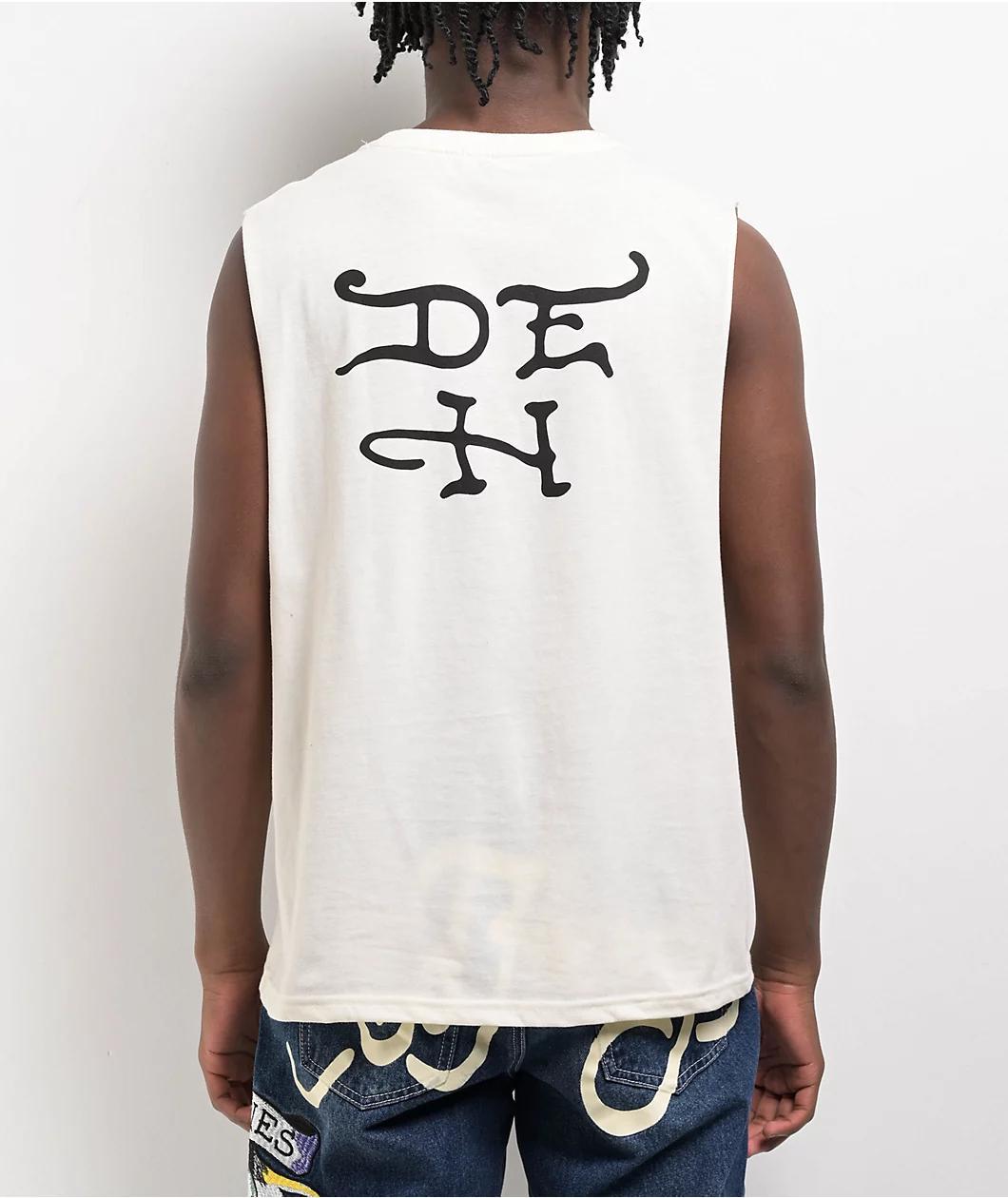 Ed Hardy Death Before Dishonor Eagle Ivory Tank Top Product Image
