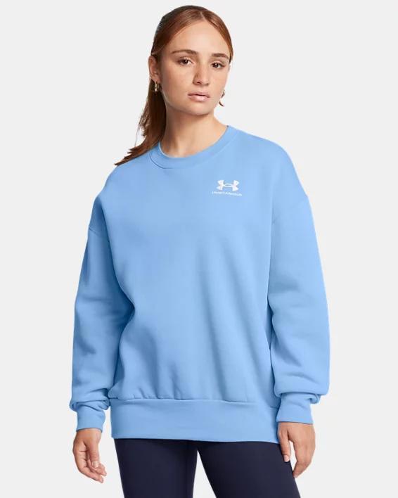 UA Icon Fleece Womens Oversized Crew Product Image