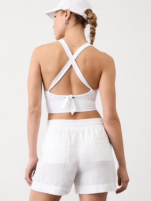 Retreat Linen Mid Rise Short Product Image