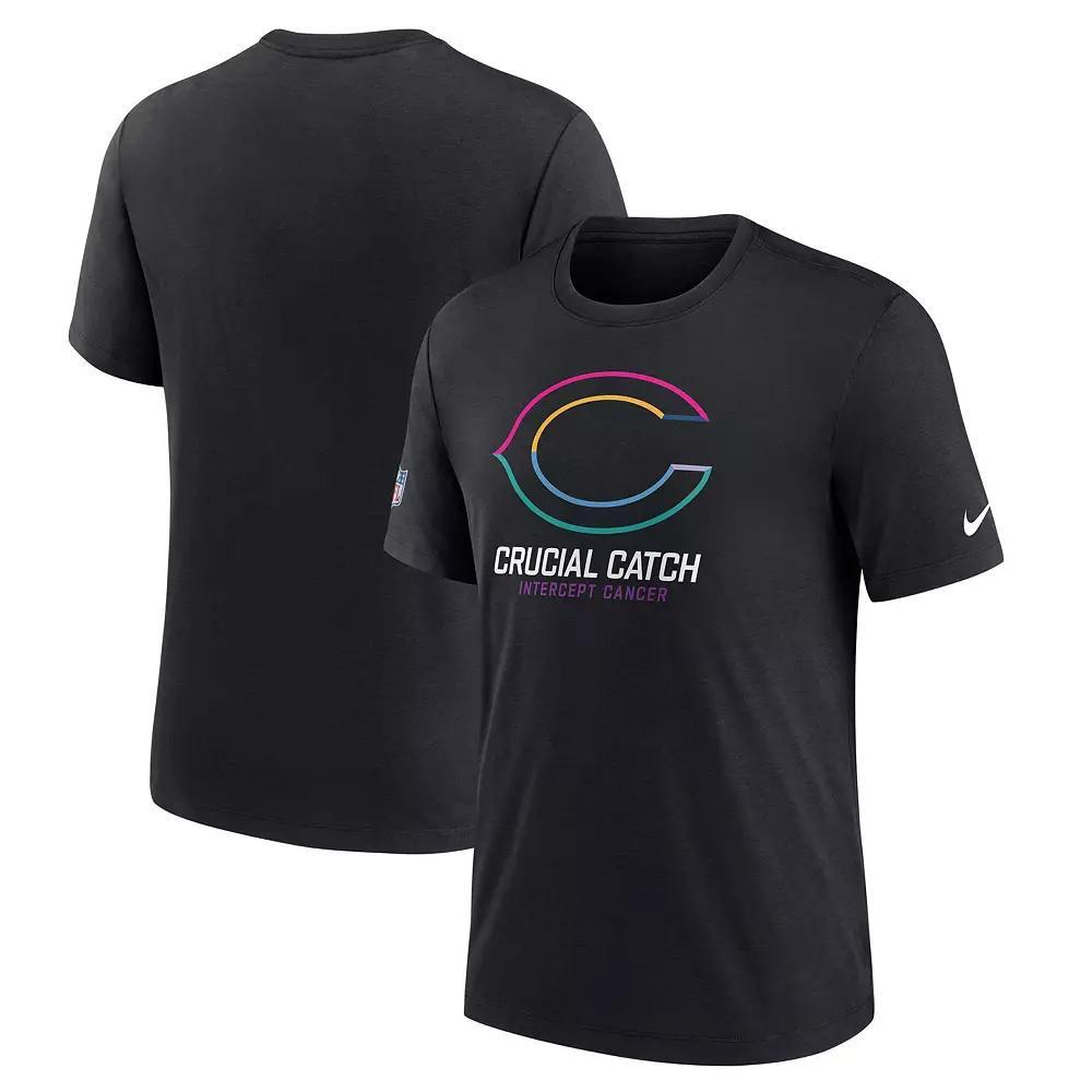 Men's Nike Black Chicago Bears 2024 NFL Crucial Catch Big & Tall T-Shirt, Size: 4XLT Product Image