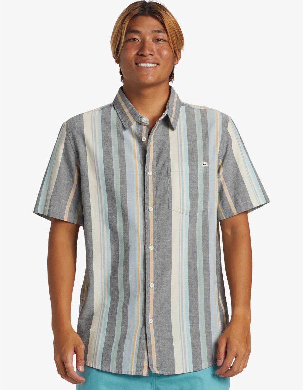 QUIKSILVER Oxford Stripe Classic Mens Button Up Shirt Product Image