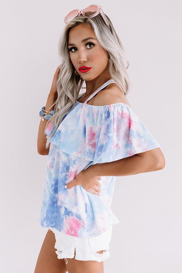 Malibu Mixer Tie Dye Off Shoulder Top Product Image