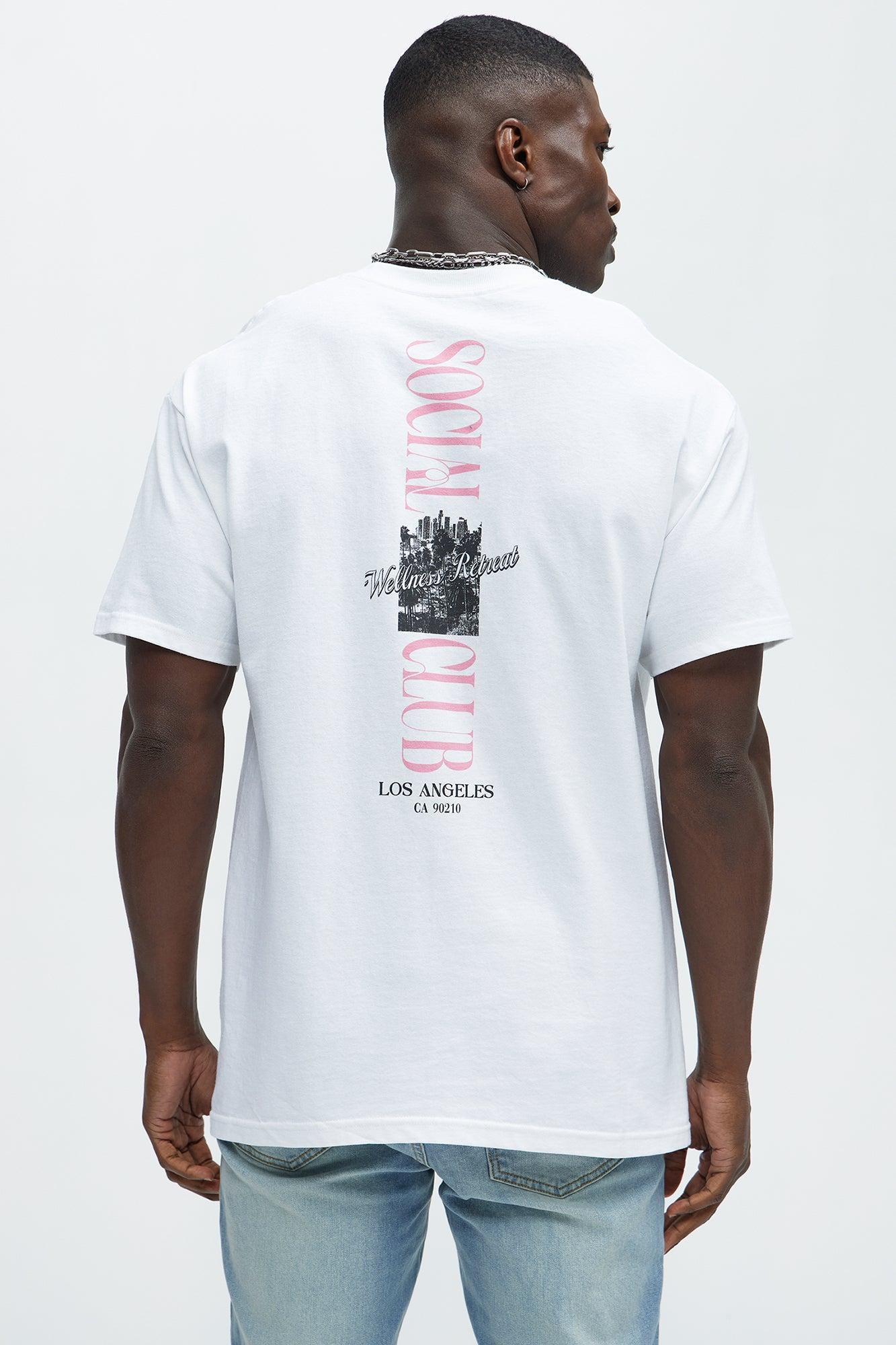 Social Club LA Short Sleeve Tee - White Product Image