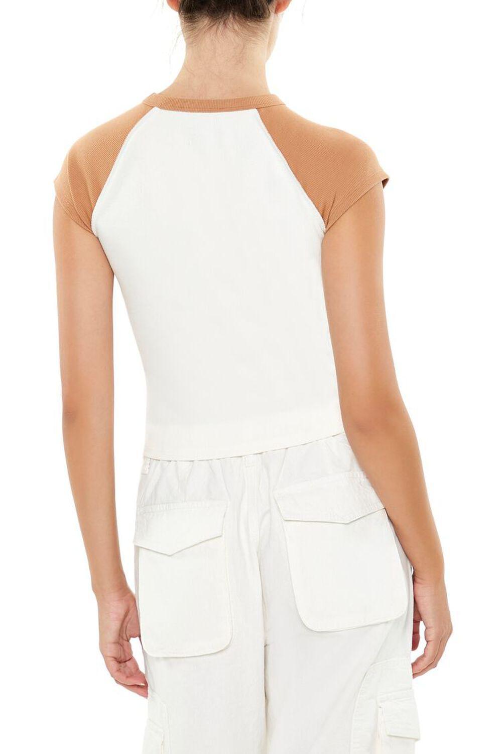 NYC Cropped Raglan Tee | Forever 21 Product Image