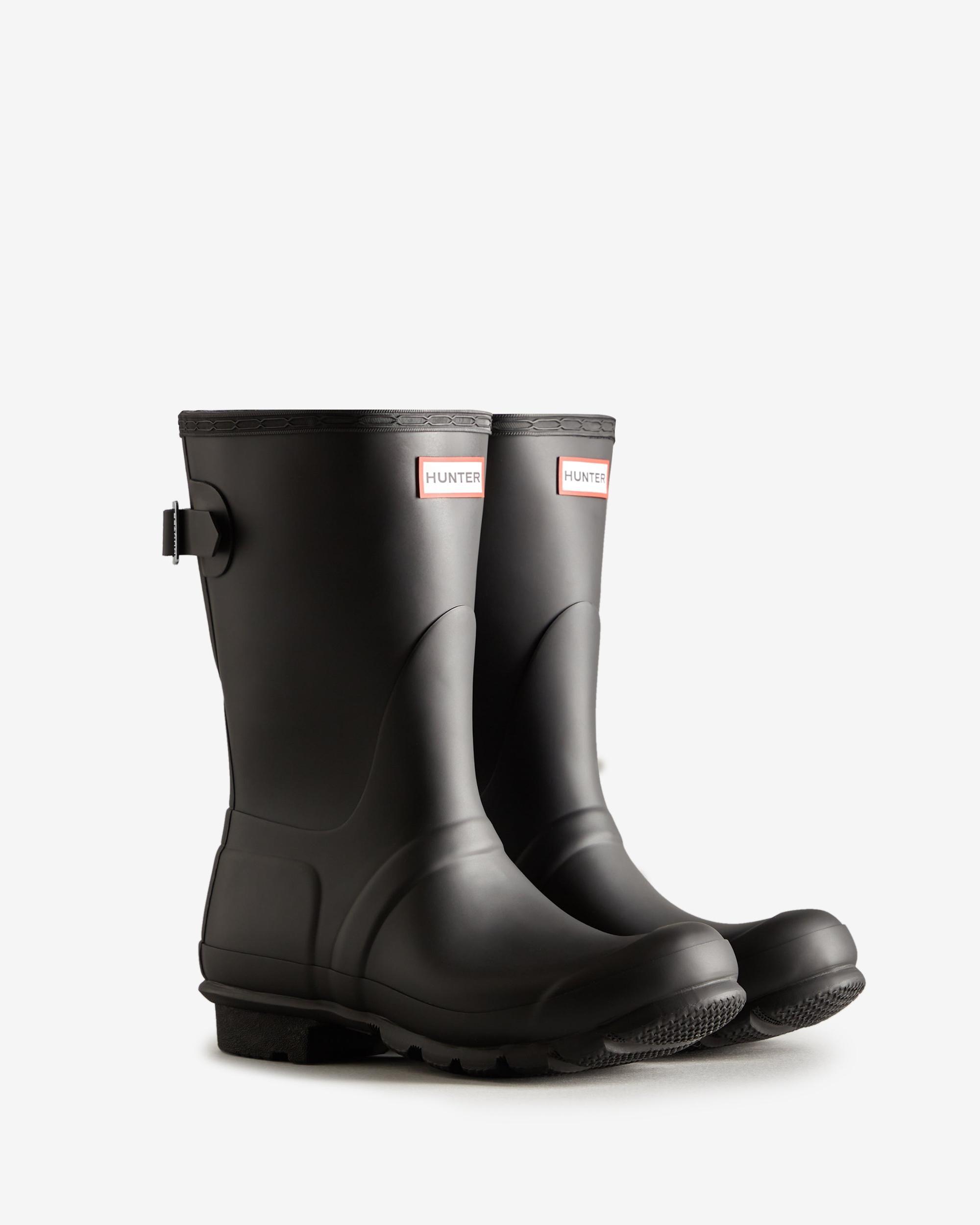 Women's Short Back Adjustable Wellington Boots Female Product Image