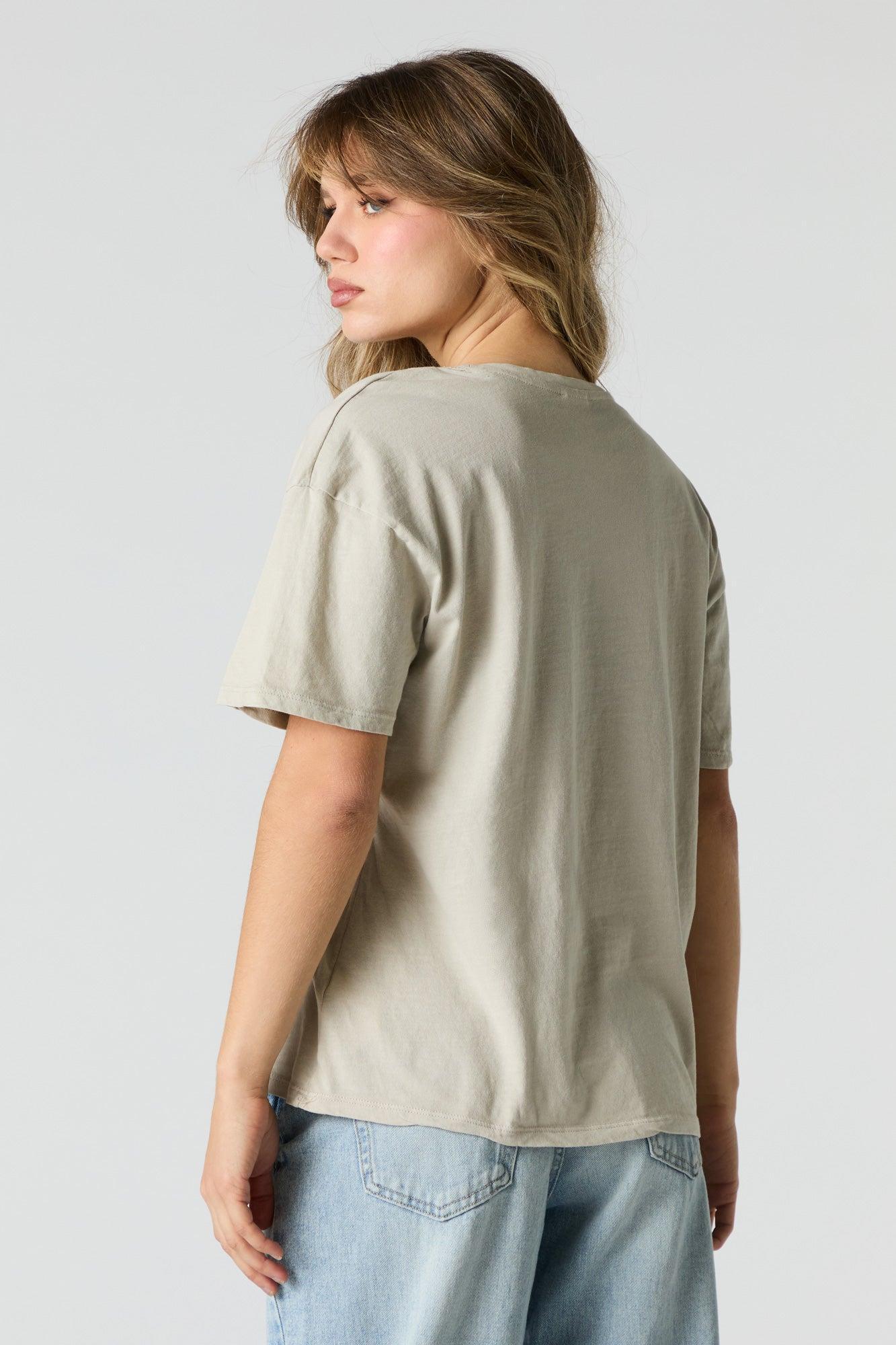 Brooklyn Teddy Graphic Boyfriend T-Shirt Female Product Image