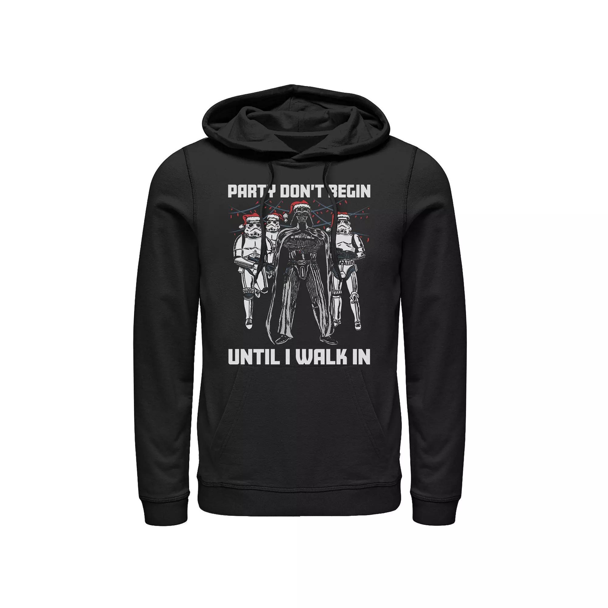 Men's Star Wars The Mandalorian The Child Logo Panel Hoodie, Size: Medium, Grey Heather Product Image