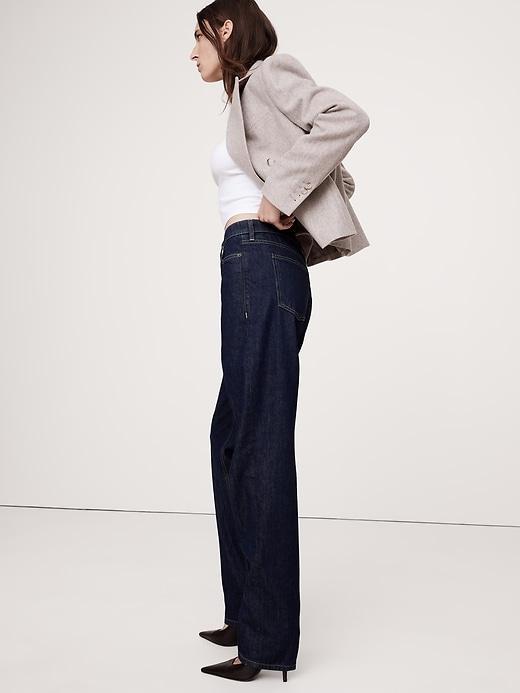 Mid-Rise Rigid Straight Jean Product Image