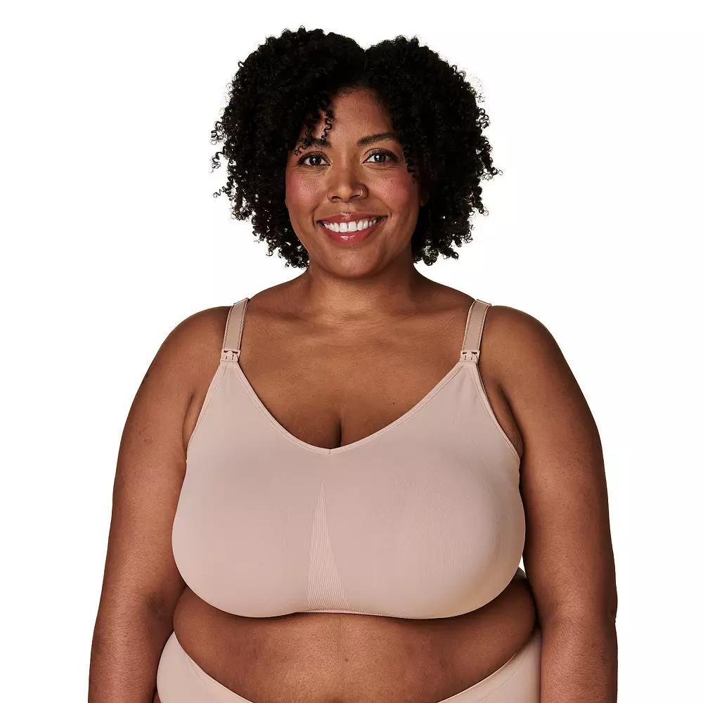 Bravado! Designs Women's Body Silk Seamless Nursing Bra - Cameo S: Recycled Nylon, Wireless, Padded, Adjustable Closure Product Image