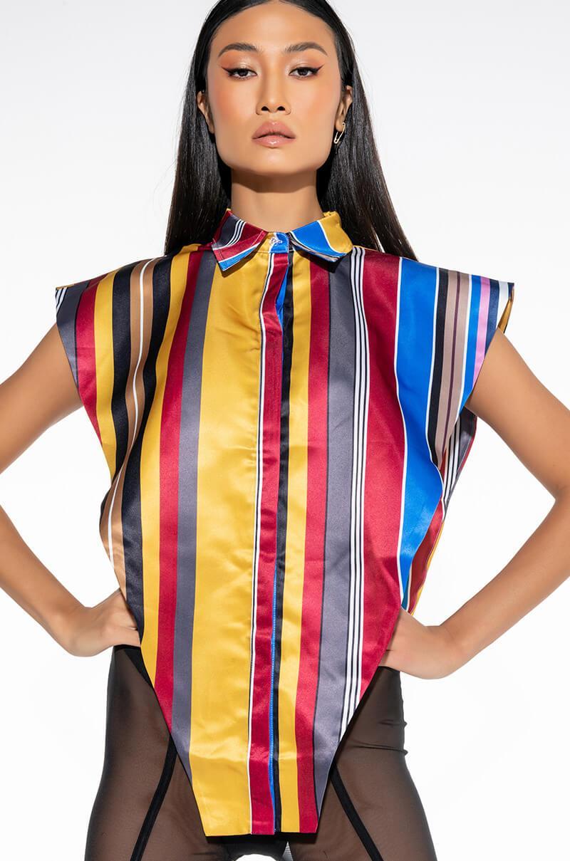 YOUR MUSE BUTTON UP BLOUSE Product Image