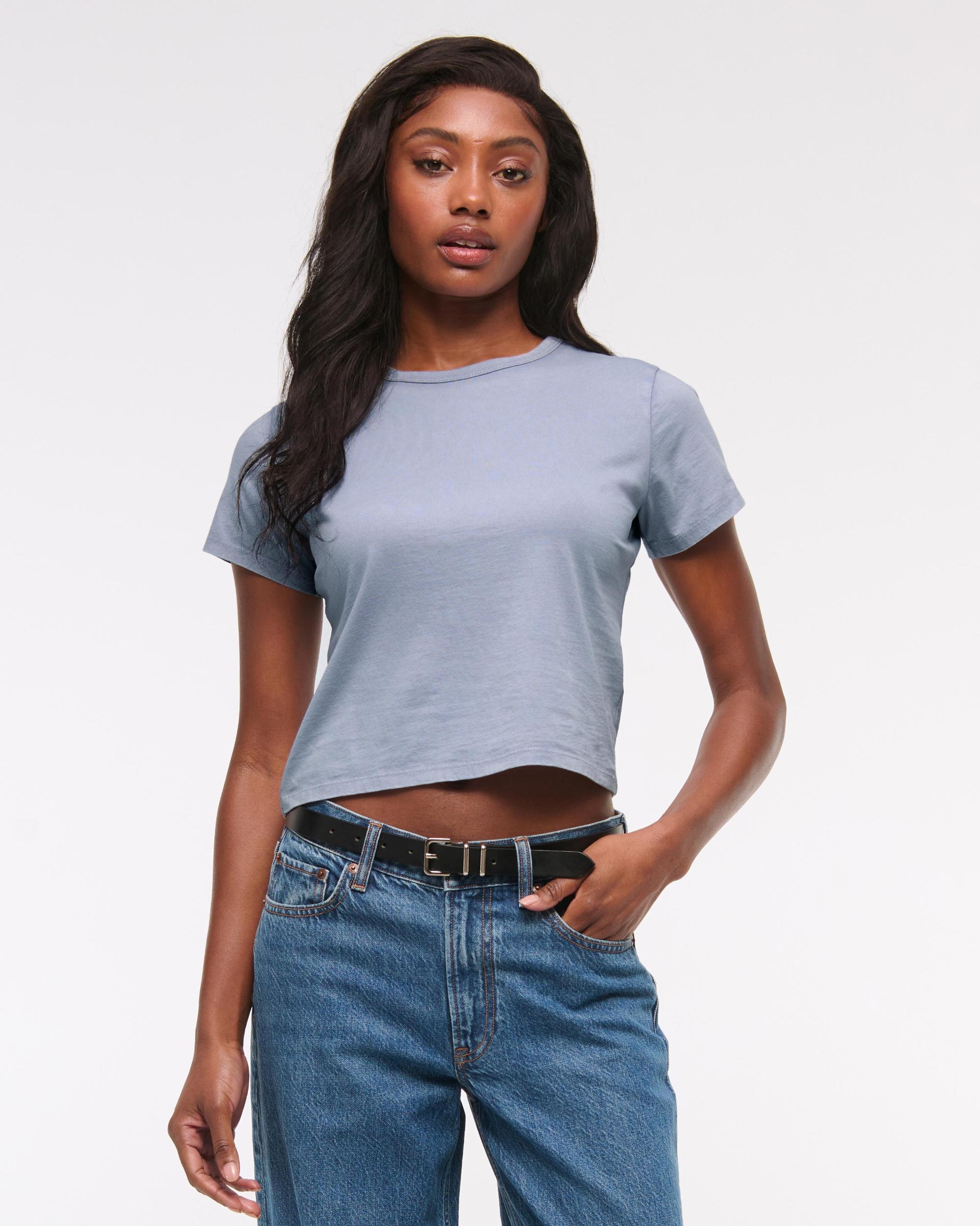 Essential Polished Body-Skimming Tee Product Image