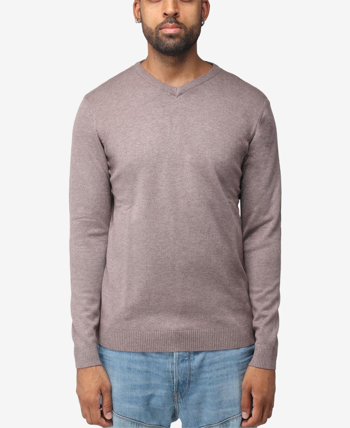 Men's Xray Fitted V-Neck Sweater, Size: XXL, Oatmeal Product Image
