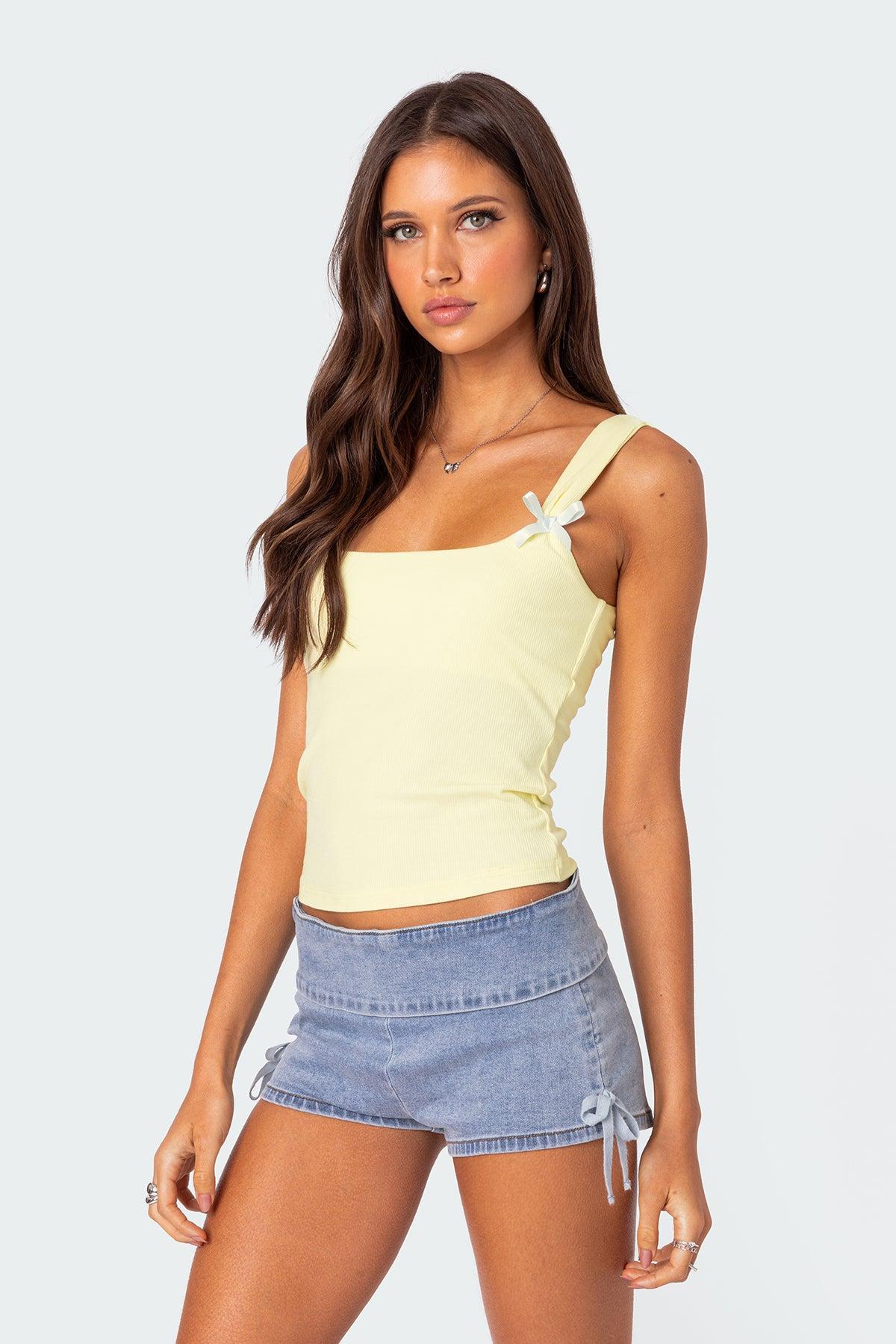 Lola Ribbed Tank Top Product Image