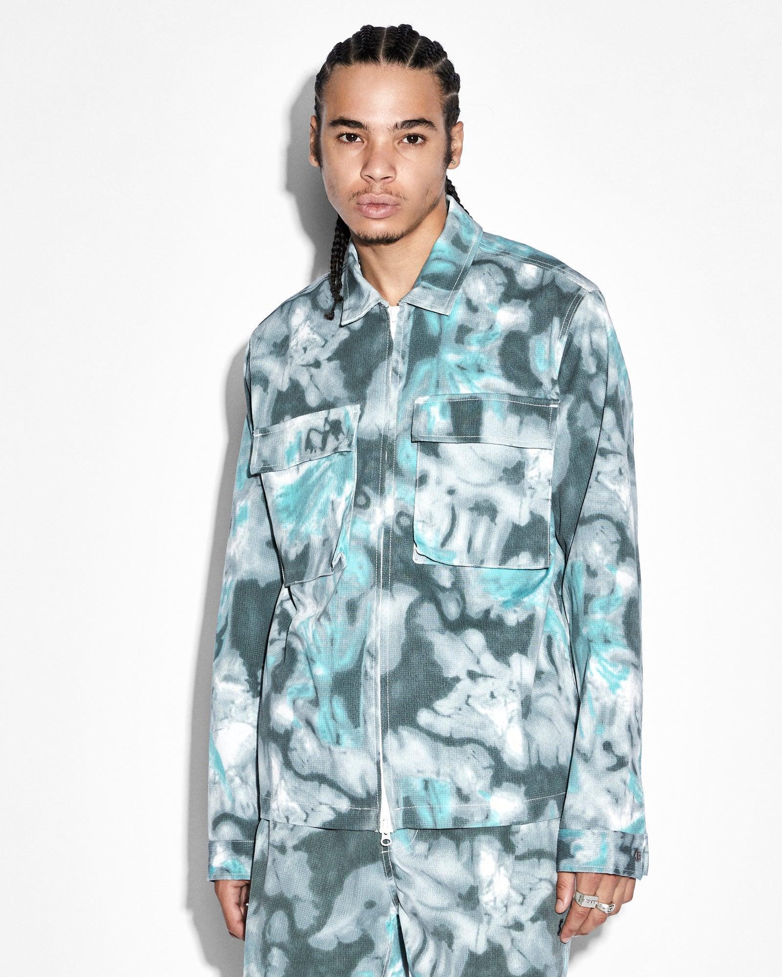 PROGRAM LS SHIRT GREEN DYE Male Product Image