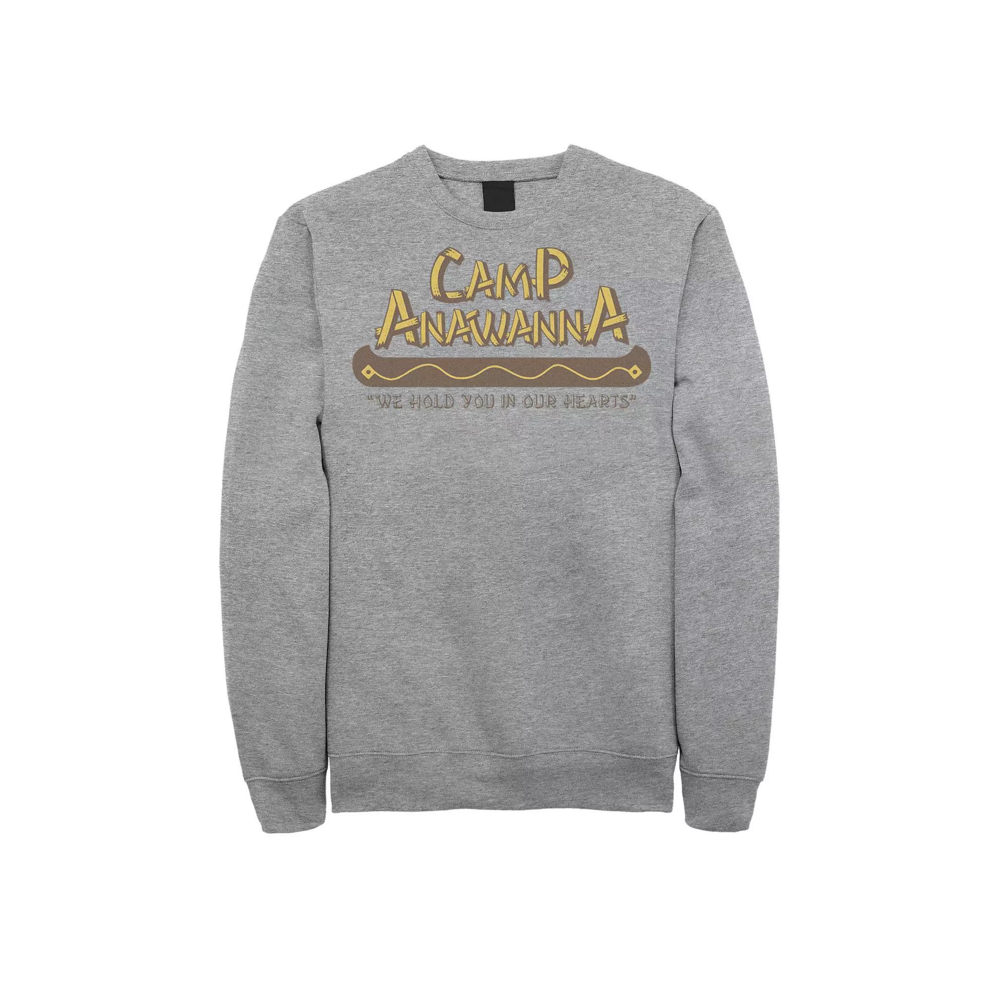 Men's Nickelodeon Salute Your Shorts Camp Anawanna Sweatshirt, Size: Medium, Athletic Grey Product Image