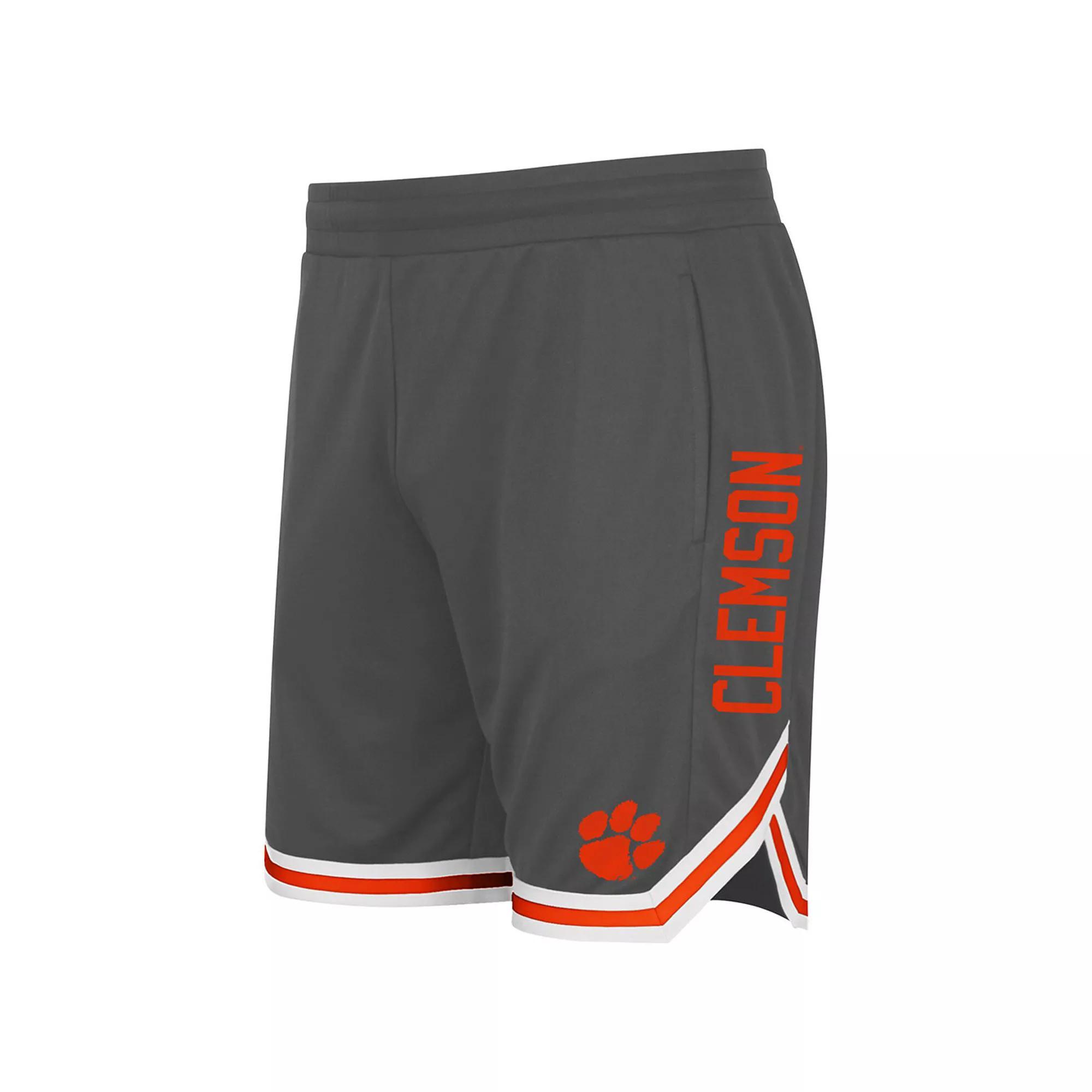 Men's Colosseum Charcoal Clemson Tigers Continuity Shorts, Size: XL Product Image