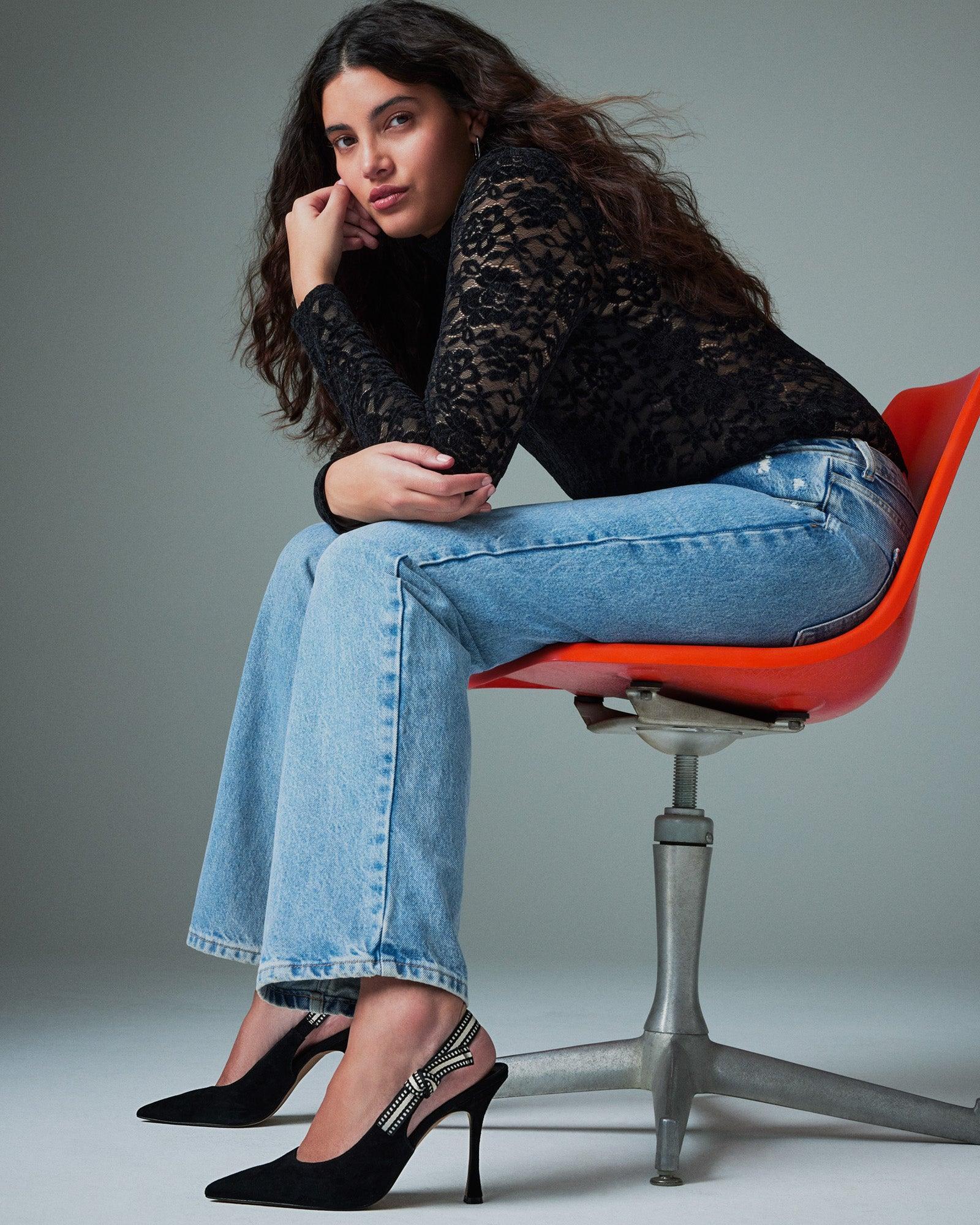 BRI BLACK SUEDE Female Product Image