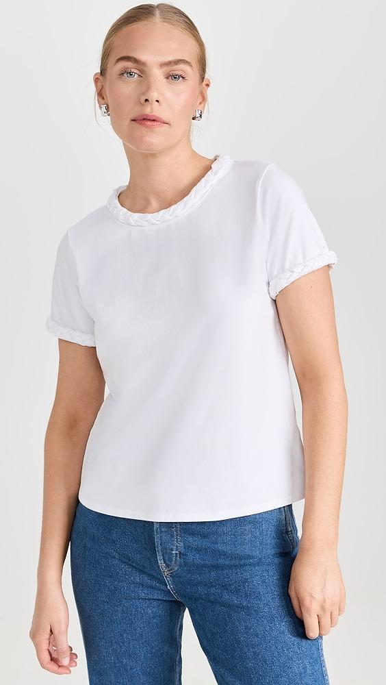 Cinq à Sept Braided Tee | Shopbop Product Image