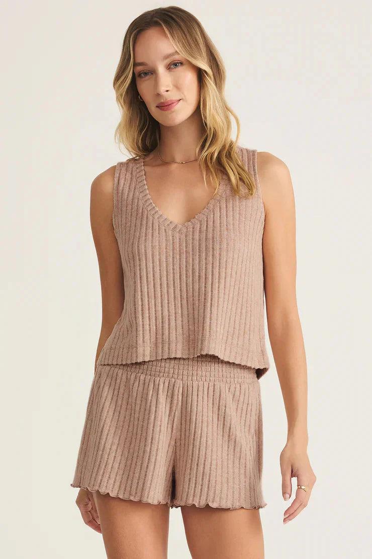 Z Supply Sloane V-Neck Silky Rib Tank Product Image