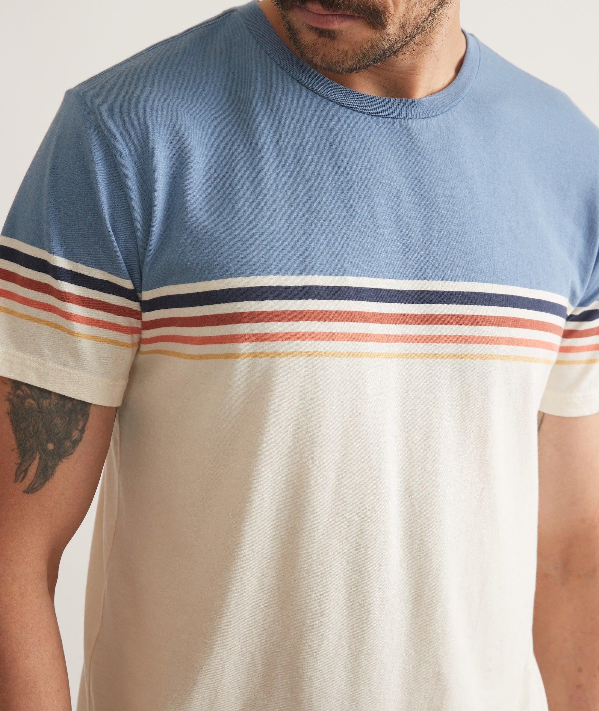 Signature Crew Stripe Tee Product Image