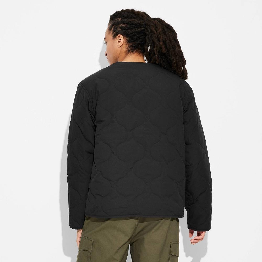 Mens Quilted Jacket - Original Use Black L Product Image