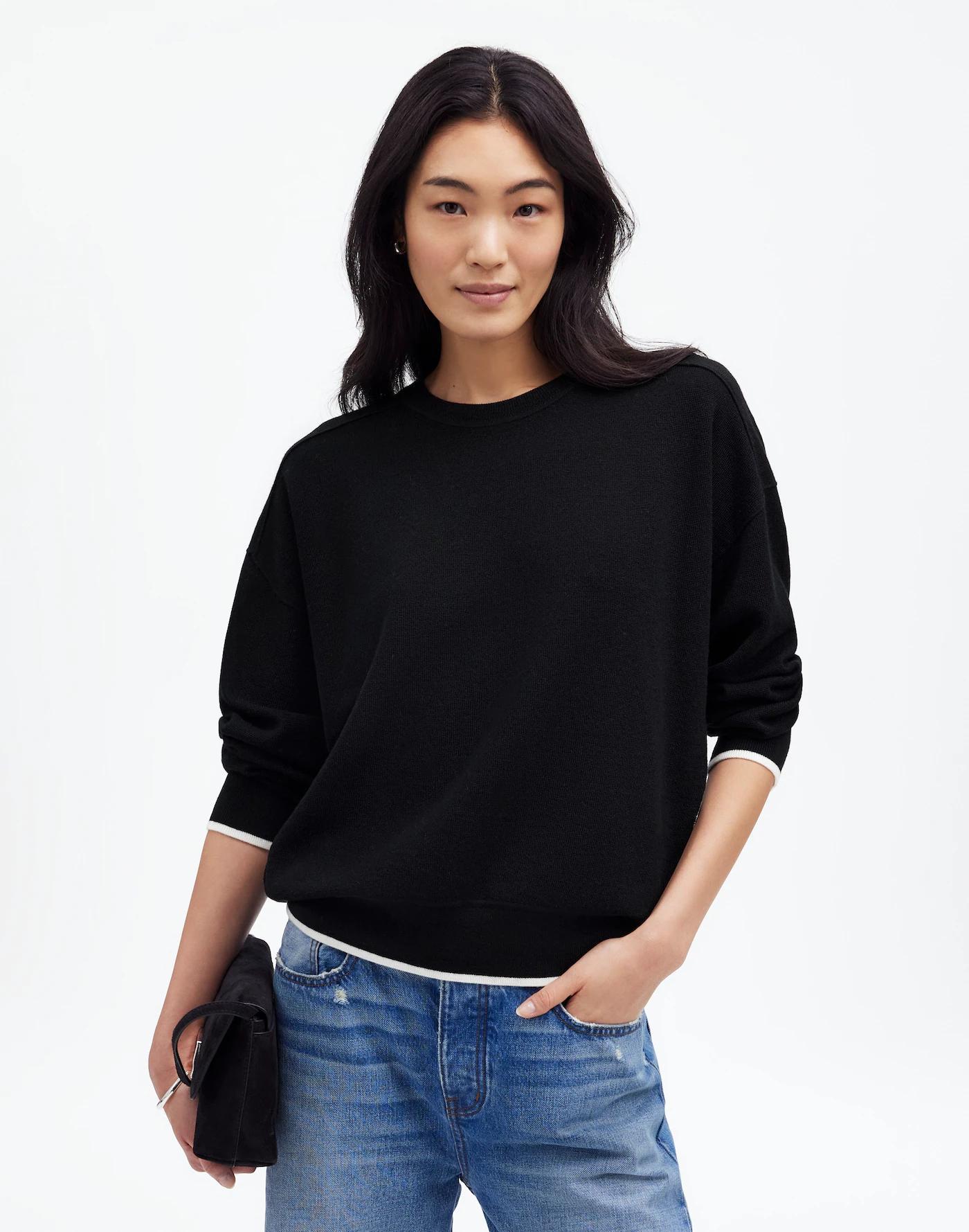 Merino Wool Pullover Sweater Product Image